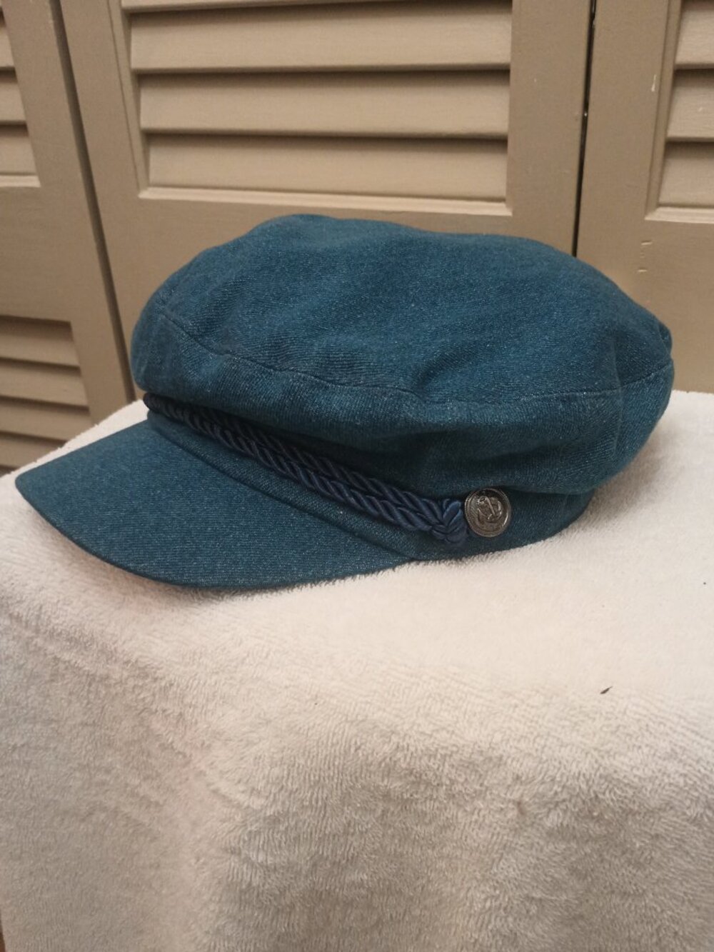 Denim Blue Greek Fisherman's Hat